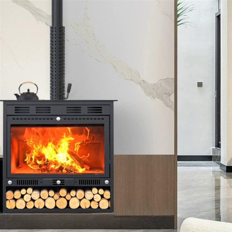 壁炉真火木柴家用别墅农村室内冬季取暖器燃木柴烧柴冬天柴火炉