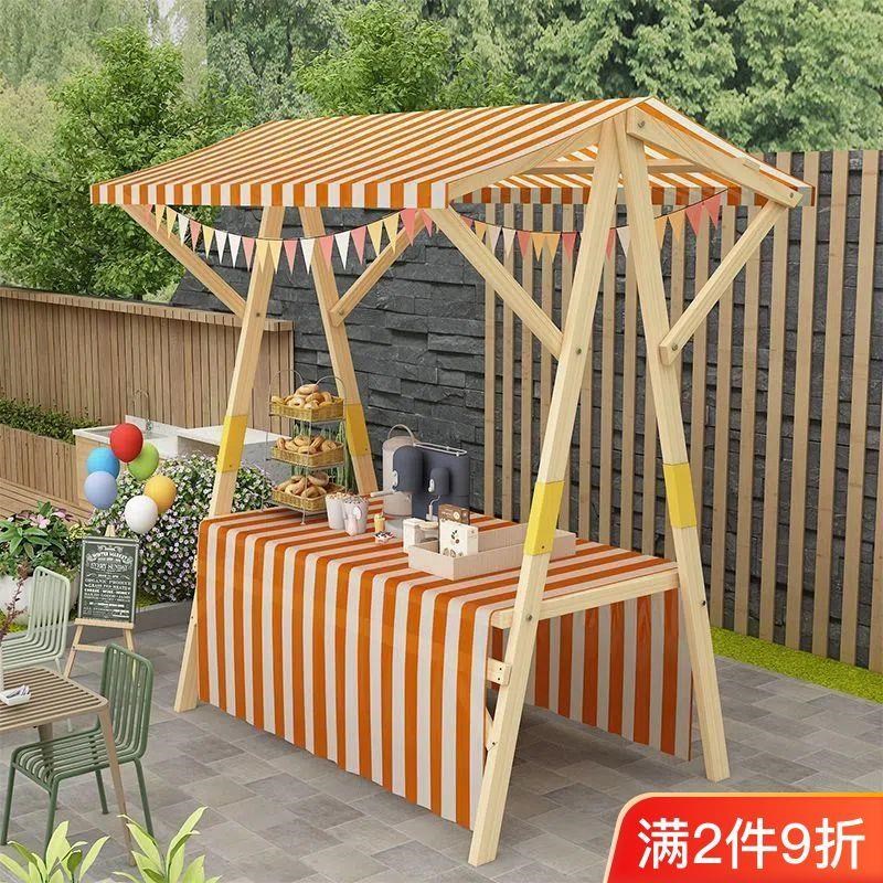 集市展示架移动可折叠摊位市集夜市摆摊架子花车促销展示台地摊车