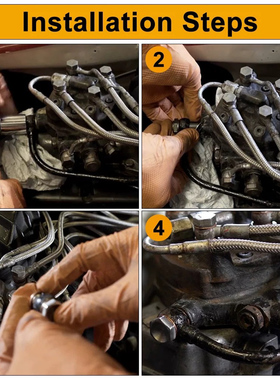 改装通用鱼眼空心供油螺丝Mxmm转n bnjo接头 油管连接头