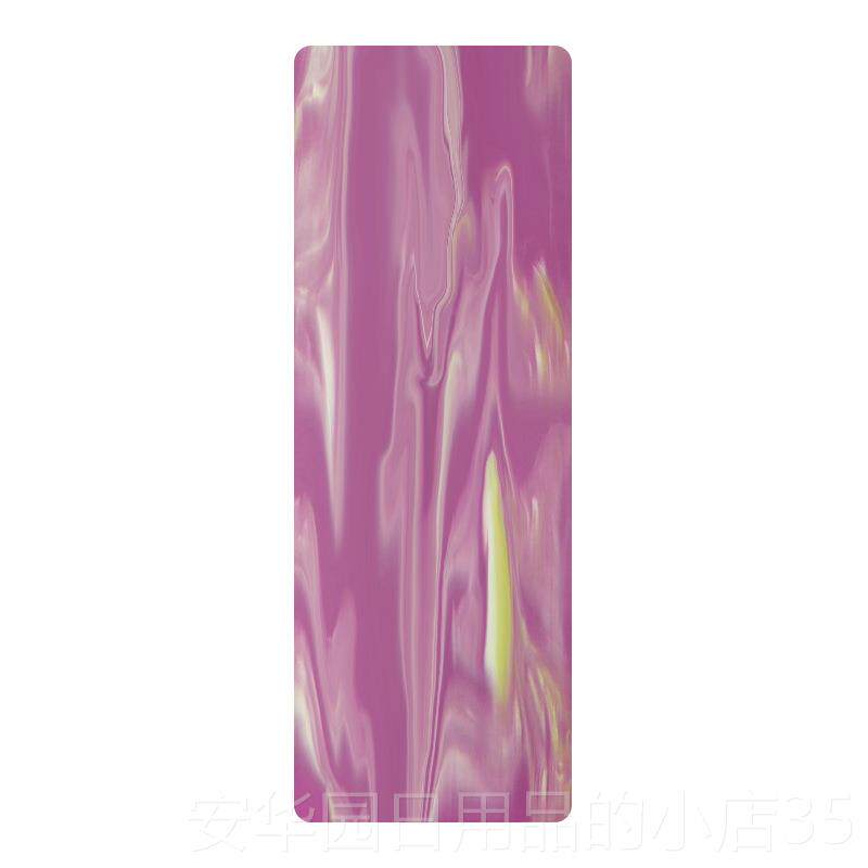 高档新品PlU天然橡胶迷彩瑜伽垫色 防滑运动健身土豪伽垫瑜可印og