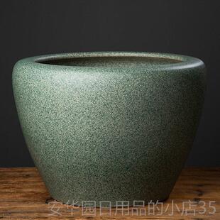 高档景德镇陶瓷缸养鱼缸荷花睡莲大号缸庭院客厅大缸养缸锦鲤乌水