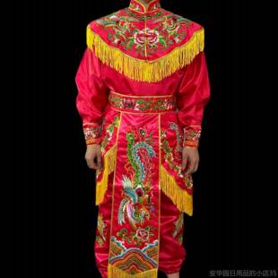 高档营老爷神服队装锣鼓游古代戏剧演出戏服装挑花篮英歌服舞装女