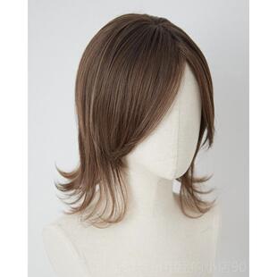 正品超强日小系狼尾假发 空气外翻锁骨发四六分短发 种三刘海鲶感