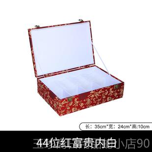 正品手镯收盒复古高档容精纳致大量实木盖多位玉镯子翡翠用专首饰