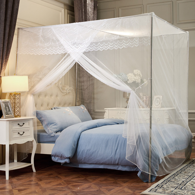 蚊帐单开门落地 1.2m1.5米 /1.8m床双人家用宫廷公主风蚊帐,床上用品,蚊帐,淘宝优惠券,粉丝福利购,淘宝优惠卷