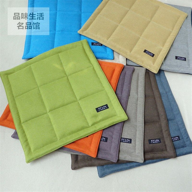 四季薄款棉麻坐垫沙发垫办公室飘窗垫汽车垫亚麻餐椅垫通用可水洗,居家布艺,椅垫,淘宝优惠券,粉丝福利购,淘宝优惠卷