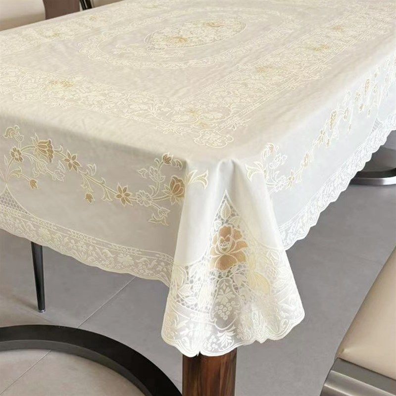 PVC烫金桌布长方形茶几垫防水防烫免洗隔热台布欧式餐桌垫,居家布艺,桌布,淘宝优惠券,粉丝福利购,淘宝优惠卷