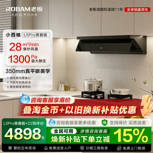 L5P青春版老板升级款油烟机