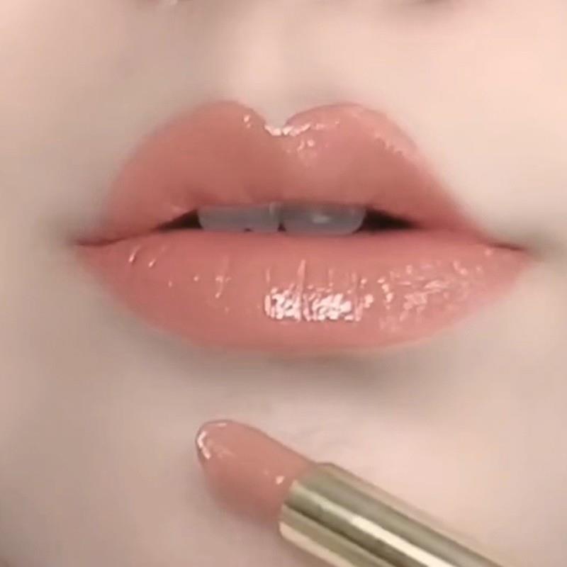 不沾杯不掉色细跟持久保湿胡萝卜色肉桂奶茶吃土显白哑光口红雨衣