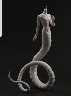 DollZone特四蛇体寻隐4分男蛇BJD娃娃四分素体男蛇DZ官方