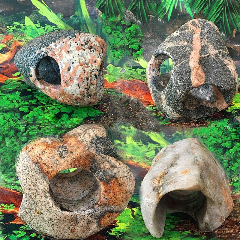 天然石头鱼窝鱼缸虾罐水族箱造景装饰 乌龟晒台 慈鲷躲避洞繁殖屋,宠物/宠物食品及用品,造景/装饰,淘宝优惠券,粉丝福利购,淘宝优惠卷