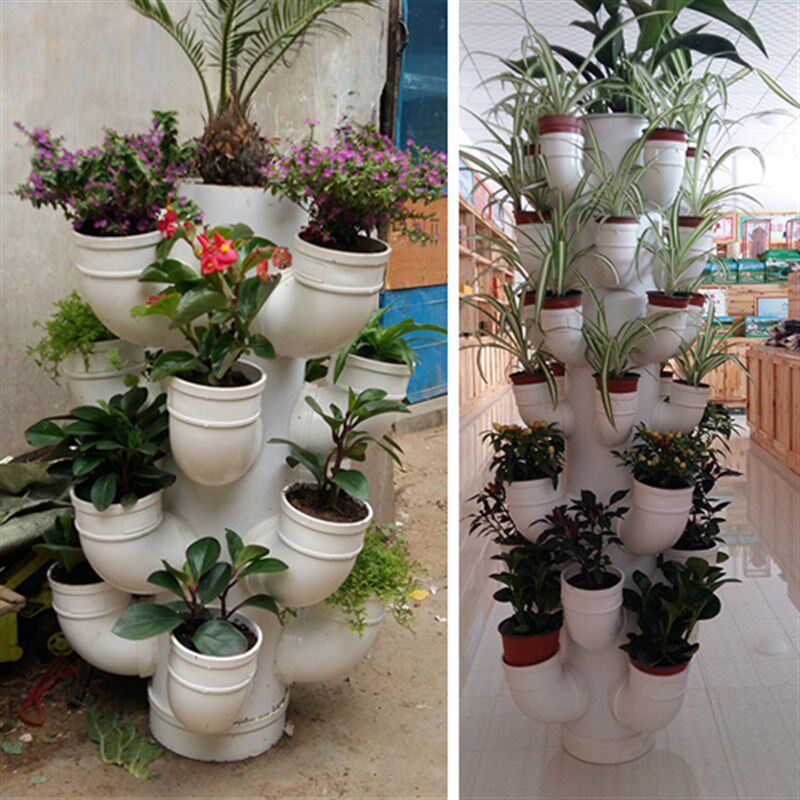 落地花架多层阳台种菜机家庭菜园客厅创意花架幼儿园装饰花架花盆
