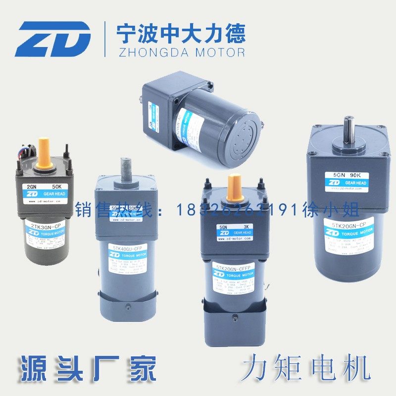 中大电机3W 6W 10W 20W 40W 110V 220V力矩电机 张力马达堵转电机