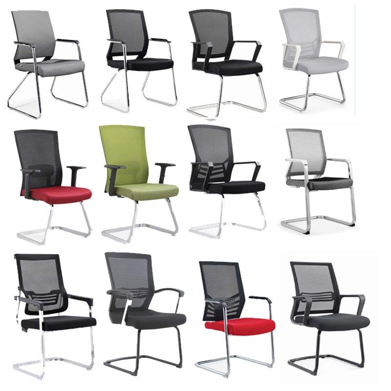 上恒左右黑白灰色网布弓形电脑职员椅会议椅结实耐用舒适办公椅子,商业/办公家具,办公电脑椅/职员椅,淘宝优惠券,粉丝福利购,淘宝优惠卷