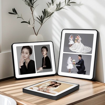 洗照片做成相框照片定制摆台相框摆台婚纱照摆台高级感全家福相框