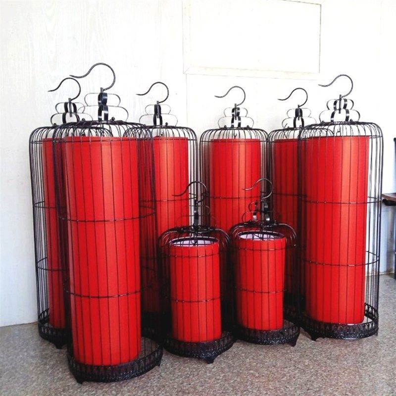 铁艺鸟笼灯吊灯中式古典创意落地灯茶楼酒店餐厅工程红灯笼智能,家装灯饰光源,客厅吊灯,淘宝优惠券,粉丝福利购,淘宝优惠卷