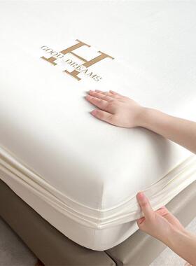 A类款原棉刺绣防水隔尿床笠床单床罩床套席梦思床垫保护罩防尘罩