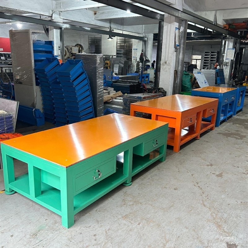 飞模钳工台模具维修重型工作台钢板式工作台不锈钢飞模台工作台