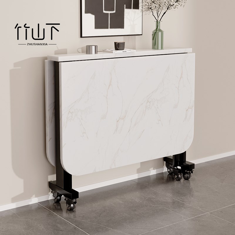 简易餐桌可折叠桌子家用小户型吃饭桌长方形出租房便携式摆摊方桌