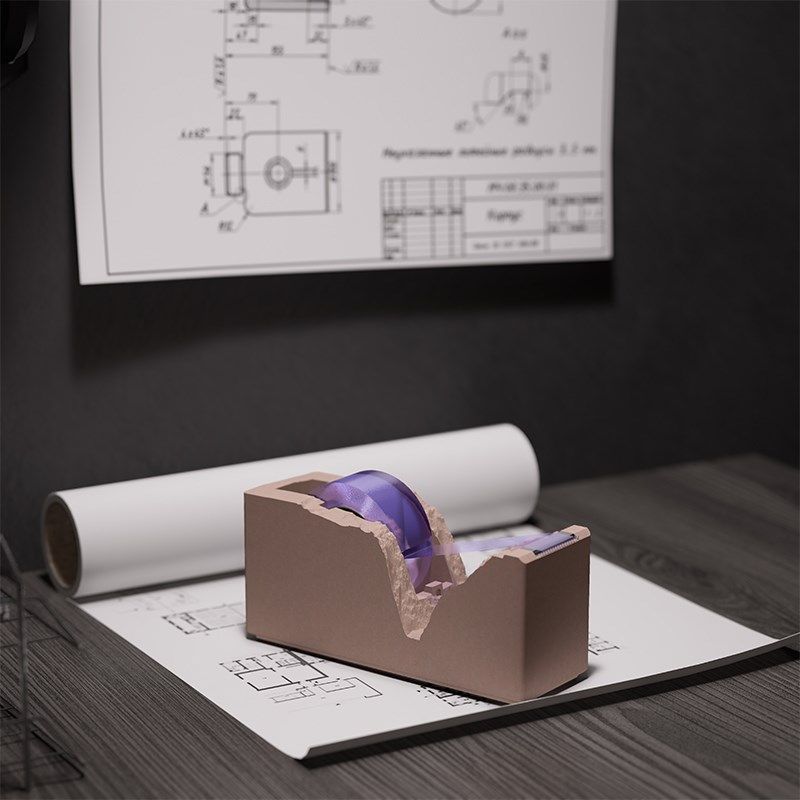 另一边水泥胶带座小号胶台时尚办公胶布机胶纸座胶带架胶带切割机,文具电教/文化用品/商务用品,胶带切割器,淘宝优惠券,粉丝福利购,淘宝优惠卷