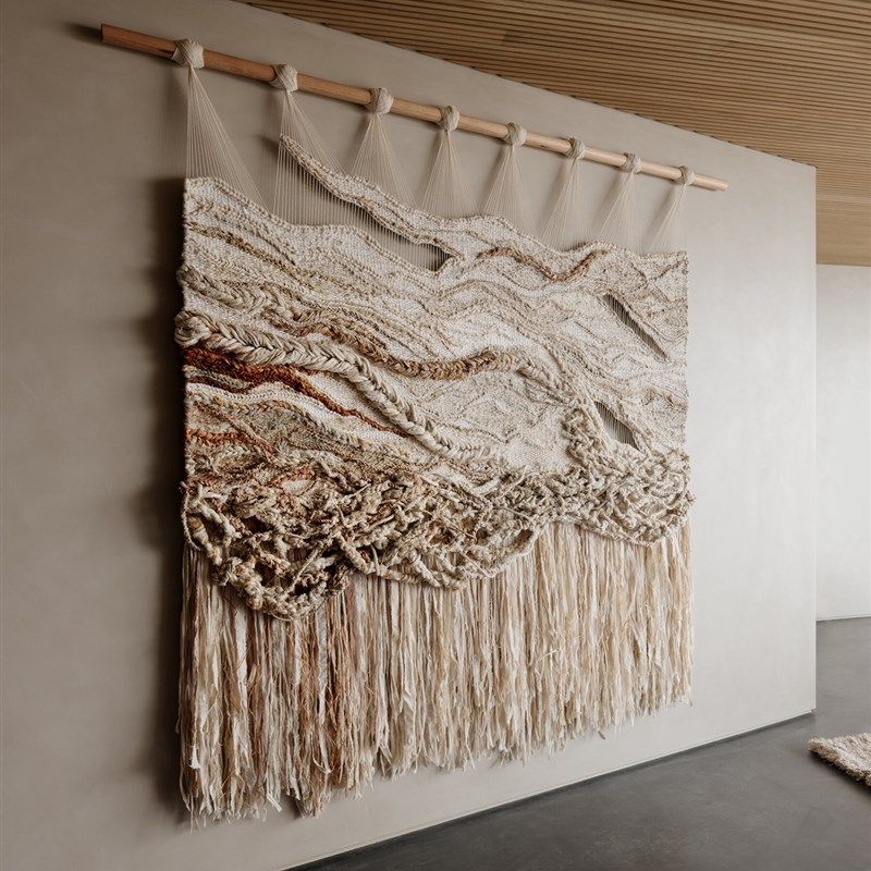 别墅客厅装饰样板间卧室床头壁挂会所走廊纯手工编织艺术品定制,家居饰品,现代装饰画,淘宝优惠券,粉丝福利购,淘宝优惠卷