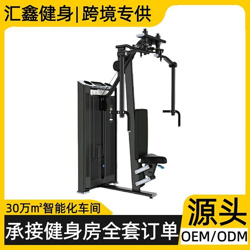 反飞鸟直臂夹胸健身房商用健身器材胸部肩部多功能力量训练器械