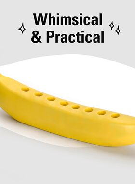 跨境亚马逊创意奇趣新款便携式Banana Candle Holder香蕉主题烛台