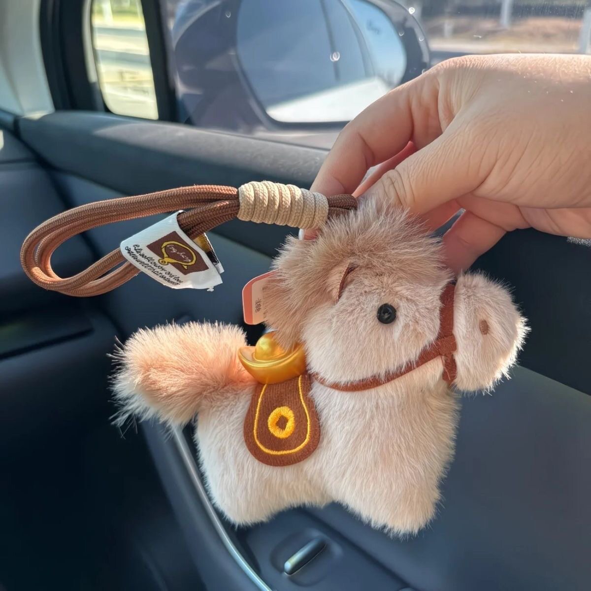 新年吉祥物小马公仔挂件毛绒玩具钥匙扣吉祥物情侣包包饰品礼品