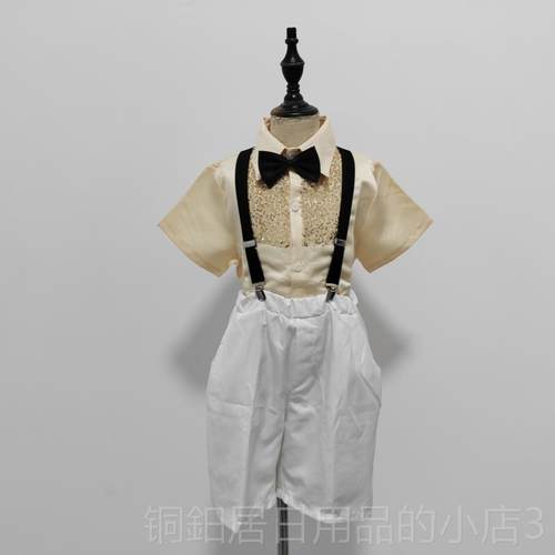 高档儿童亮片蓬蓬纱裙演出服男女童歌礼小服学生诗比朗诵赛合唱表