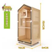 高档可定猫制实木子宿舍笼猫别墅豪华猫柜猫窝爬架家用猫猫屋