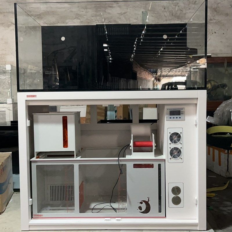 珊海森渔海缸超白玻璃橡木底柜卷纸机配电箱底滤内外背包海水鱼缸,宠物/宠物食品及用品,底柜/落地缸,淘宝优惠券,粉丝福利购,淘宝优惠卷