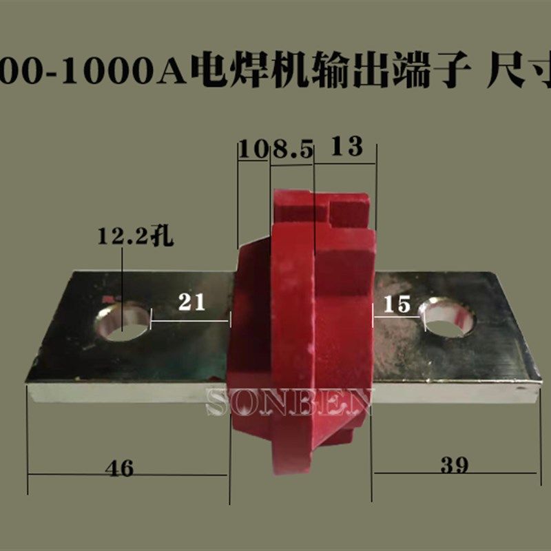 电焊机紫铜端子接线柱配件接线桩配件BX1-1000工业焊机输出板接头
