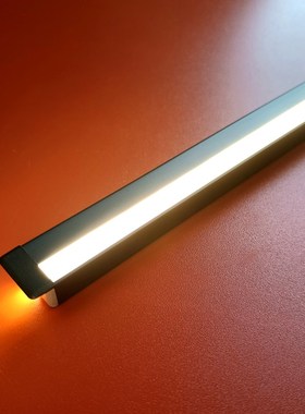 13*10mmLED线条灯45度斜发光铝合金灯条硅胶灯带开槽暗装衣柜酒柜