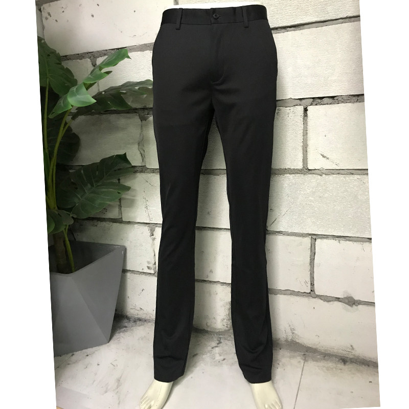 2020 summer special counter High fixed Fabric business affairs Straight Fit Type version Four Elastic force Youth man Solidin the Men's clothing, Casual pants  category - from Buy2taobao.com to provide professional Taobao agent buy service
