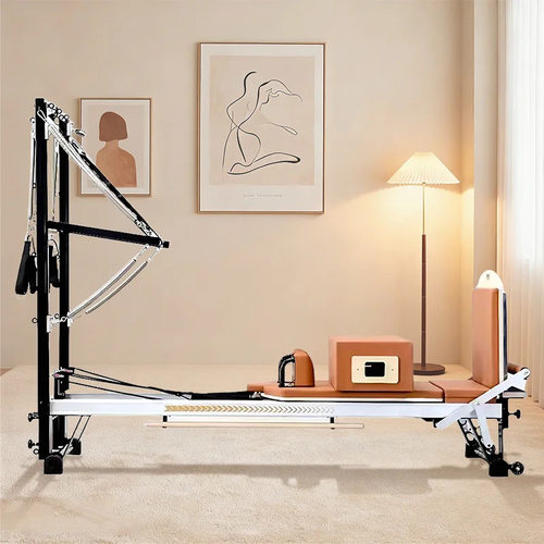 普拉提核心床半高架铝合金曼丽秋瑜伽馆健身器械pilates reformer