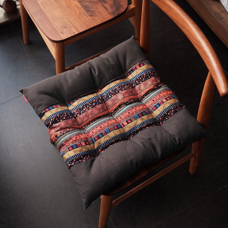 异域民族风棉麻拼布椅垫酒吧餐厅民宿东南亚泰式秋冬系带板凳坐垫,居家布艺,椅垫,淘宝优惠券,粉丝福利购,淘宝优惠卷