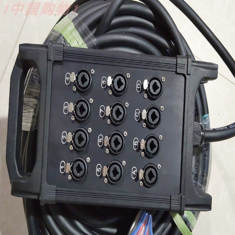 6.35流动演出音频12路口信号缆接线舞台盒12通道两用座6.5卡农头,3C数码配件,视频线/音频线/AV线,淘宝优惠券,粉丝福利购,淘宝优惠卷