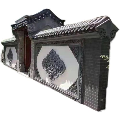 仿古水泥砖雕浮雕影壁照中式四合院古建装饰挂件定制砖雕围墙照壁