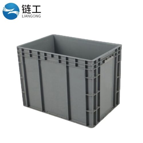 链工EU箱欧标60*40*45cm塑料零件仓储加厚物流周转箱