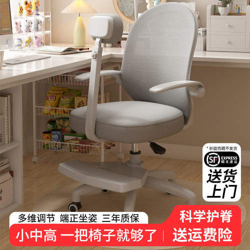 童星儿童学习椅端正坐姿小学生家用写字椅可升降旋转骑马椅写作业