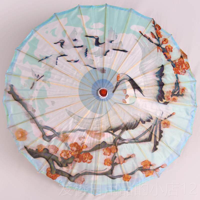 正品古神风伞油阳纸伞雨伞红色古风汉服流苏伞日式阴伞师神乐缘结