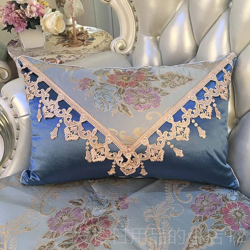 正品欧式沙发床靠抱枕靠垫奢华家用抱头靠枕大号背枕头客厅枕套可