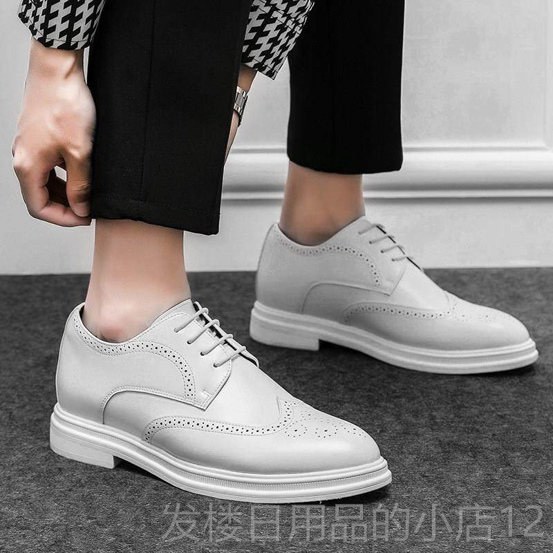 正品皮男增内高m10c鞋m8cm6c布洛克英伦风西装透气男士增高结婚新,流行男鞋,休闲皮鞋,淘宝优惠券,粉丝福利购,淘宝优惠卷