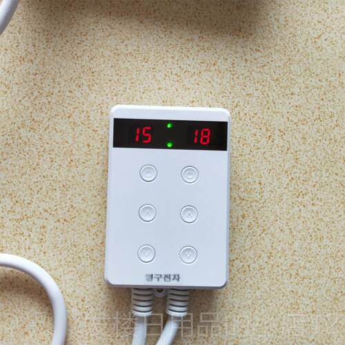 正品加热静板控器电热膜音定时双切调节器关开加热温片单控电暖炕