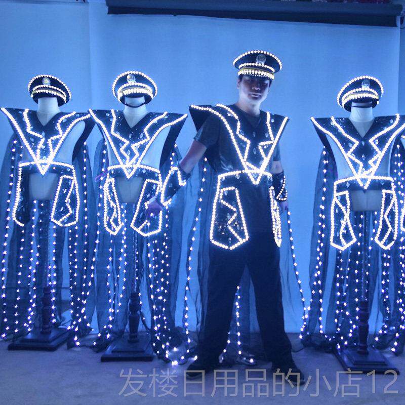 正品LE发光服酒吧充出酒D传送服夜店KTV出气氛道具舞台演服装电
