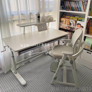 正品wel白桌大学习桌桌正品儿童倾斜桌学习桌学生书桌实木可升降