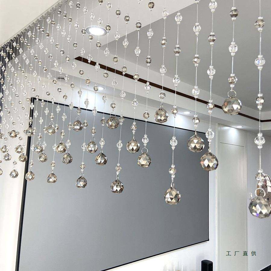 新款水晶珠帘PRV客厅奢断帘华室门帘网红卧结婚珠帘隔免打孔装饰,鲜花速递/花卉仿真/绿植园艺,其它园艺用品,淘宝优惠券,粉丝福利购,淘宝优惠卷