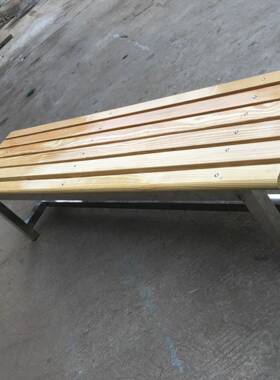 不钢公园排椅休闲长防腐木NSU更衣椅浴室长条凳桑锈拿室长凳商场