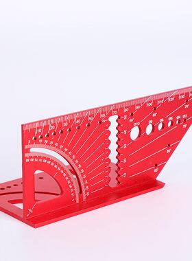 止型定规测能量工CSA具多功铝合金904度5度过线尺画线器工木角度