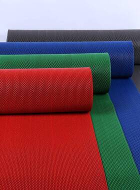 防滑垫CYP型镂空网S格p所vc塑料防水地毯浴厕泳室池车间地垫